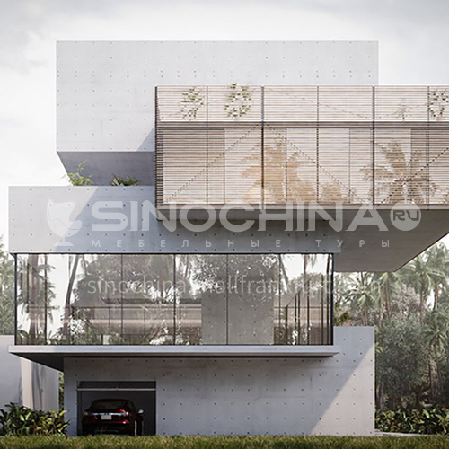Exterior design - modern villa design      EMS1005